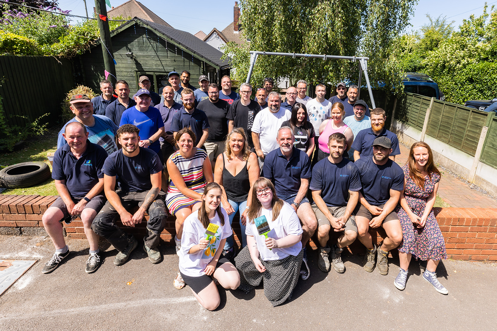 Aviva and Innovation Group join forces to deliver garden ‘DIY SOS’ makeover for Progress